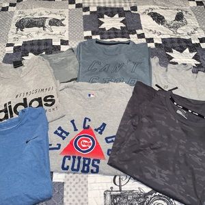 Mens lot of large shirts. Nike, under armour, adidas, more!
